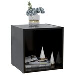 vidaXL Meubles TV 4 Pièces Noir 37x35x37 cm Aggloméré