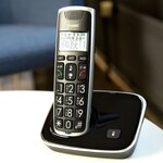 Fysic téléphone dect fx-6020 double noir et argenté