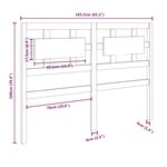 vidaXL Tête de lit 165 5x4x100 cm Bois massif de pin