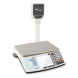 Balance commerciale xfoc+ poids prix 15/30 kg avec colonne et clavier plu - gram -  - inox15