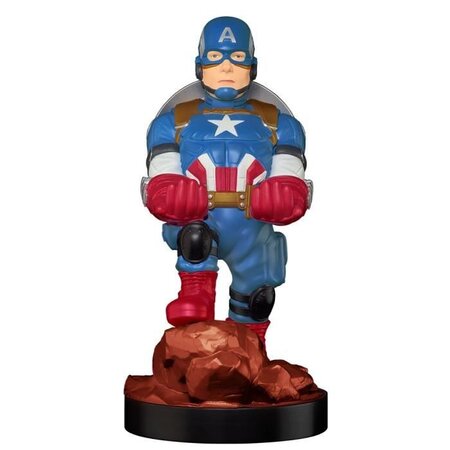Figurine Captain America - Support & Chargeur pour Manette et Smartphone - Exquisite Gaming