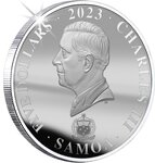 Pièce de monnaie en Argent 5 Dollars g 31.1 (1 oz) Millésime 2023 Disney 100 Magical Years DARTH VADER