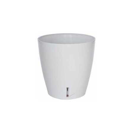Pot en plastique rond avec réserve d'eau 35 cm eva