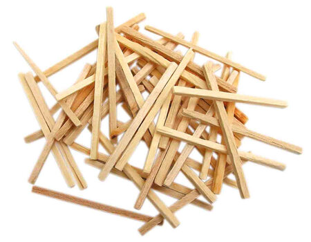 Allumettes en bois Naturel 4 3 cm 500 pièces