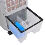vidaXL Refroidisseur d'air portable 120 W 8 L 385 m³/h 37 5x35x94 5 cm