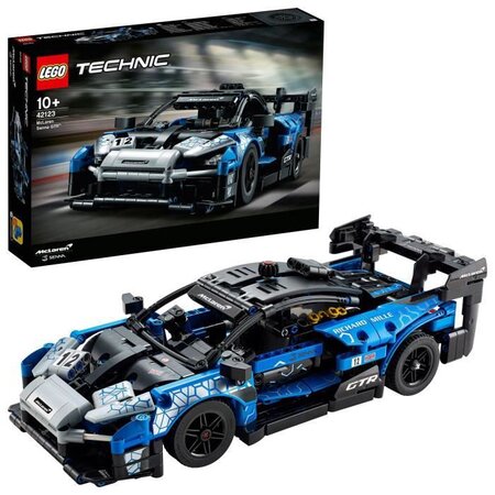 Lego technic 42123 mclaren senna gtr modele de collection de voiture de sport de course  jeu de construction de véhicule