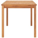 vidaXL Ensemble de salle à manger de jardin 7 Pièces Bois de teck massif