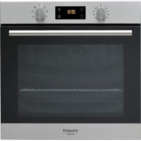 Four électrique encastrable catalyse chaleur tournante hotpoint fa2544cixha - inox - 71 l - multifonction - a