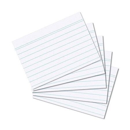 Pqt de 100 Fiches bristol 170g format A8 ligné Rouge HERLITZ