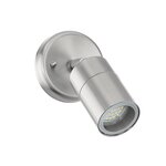 Eglo lampe murale à led d'extérieur stockholm 1 5 w argenté 93268