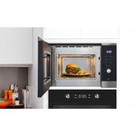 Micro ondes grill encastrable CONTINENTAL EDISON CEMO25GINE Noir Inox L59,5 x H38,8 x P40,1 cm 25L