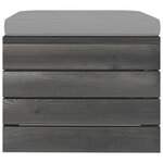 vidaXL Salon palette de jardin 5 Pièces avec coussins Bois de pin massif