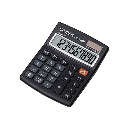 Calculatrice de table SDC-810BN 10 Chiffres Noir CITIZEN