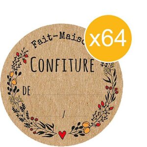 Étiquettes confiture
