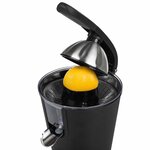 Princess presse-agrumes 160 w acier inoxydable noir mat