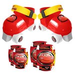CARS Set Patins a Roulettes ajustables 23 a 27 et Protections - Disney
