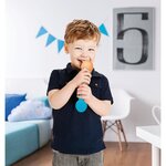 BABY SHARK Microphone lumineux avec mélodies et effets sonores - LEXIBOOK