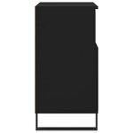 vidaXL Buffets 3 Pièces noir bois d'ingénierie