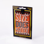 Étiquette pour bagage - size - orange