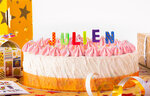Bougies d'anniversaire julie et julien