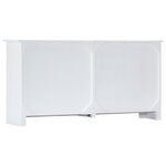 vidaXL Buffet fait à la main Blanc 140x30x70 cm Bois d'acacia massif
