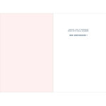 Carte D'anniversaire Festive - Rose - Cœur En Or - A Message - 11 5 X 17 Cm - Draeger paris