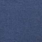 vidaXL Cadre de lit avec tête de lit Bleu 120x200 cm Tissu