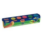 Set de 5 pots de 125 g de pâte à jouer Blandiver couleurs fluo assorties