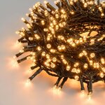 XmasKING Guirlande LED d'extérieur noël - Blanc cuivré - 18,5 m