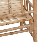 vidaXL Banc de jardin 120 cm Bambou