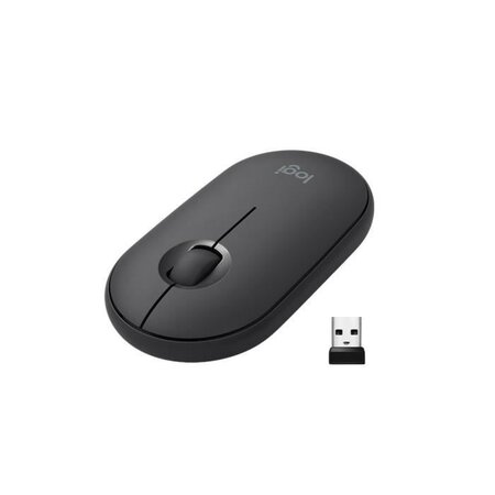 Logitech souris filaire m350 pebble graphite