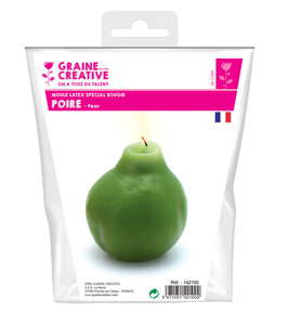 Moule à bougie en latex Poire