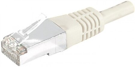 Câble/Cordon réseau RJ45 Catégorie 6 FTP (F/UTP) Droit 10m (Gris)