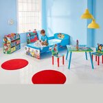 La Pat' Patrouille - Bibliotheque a pochettes pour enfants - Rangement de livres pour chambre d'enfant