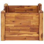 vidaXL Lit surélevé de jardin 60x60x44 cm Bois massif d'acacia