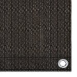 vidaXL Tapis de tente 250x250 cm Marron