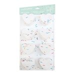 Moule Silicone 8 Coeurs -Funfetti