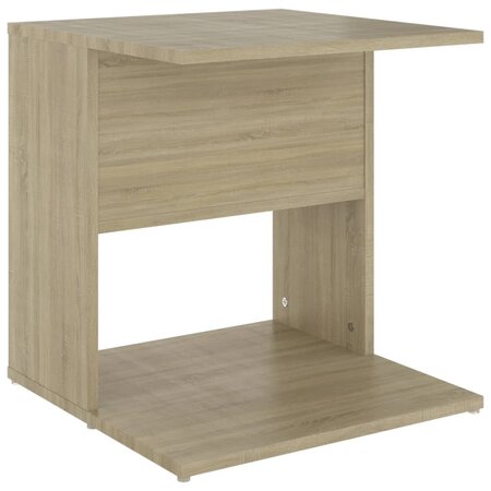vidaXL Table d'appoint Chêne sonoma 45x45x48 cm Aggloméré