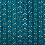 Pouf pliant velours Liam - Bleu canard
