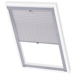 vidaXL Store plissé Blanc 206