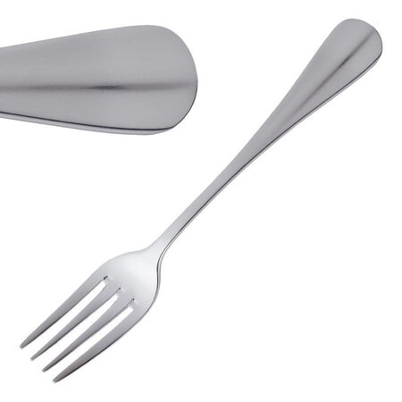 Fourchette à dessert 182 mm - lot de 12 - olympia baguette -  - acier inoxydable