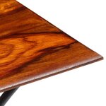 vidaXL Table basse avec pieds bouclés Bois de Sesham 110 x 60 x 39 cm