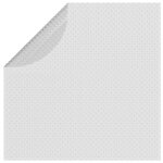 vidaXL Film solaire de piscine flottant PE 417 cm Gris