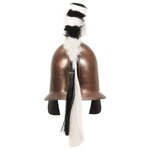 vidaXL Casque de guerrier grec antique pour GN Cuivre Acier