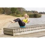 TUNTURI Coussin d'équilibre air stepper yoga gymnastique noir