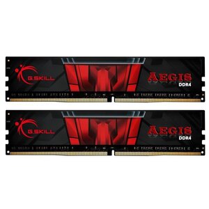 GSKILL PC4-19200 Mémoire PC Aegis Series - DDR4 - 2 x 4Go - 2400Mhz - C17-17-17-39 - 1.2V - F4-2400C17D-8GIS