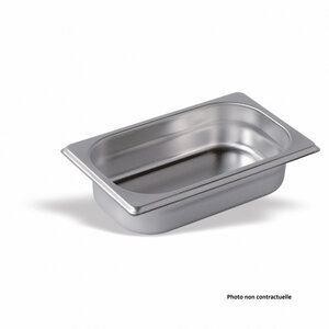 Bac gastro inox gn 1/4 - h 100 mm - pujadas -  - inox2.8