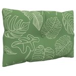 vidaXL Coussins de palette 3 Pièces motif de feuilles tissu Oxford