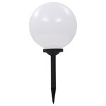 vidaXL Lampe LED sphérique solaire d'extérieur 2 Pièces 30 cm RVB