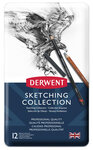 Crayon d'esquisse Derwent Sketching Boite 12 pièces
